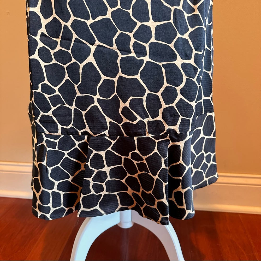 Michael Kors Nubian Giraffe Print Mini Dress with Cutout Size 6 NWT - Picture 6 of 9